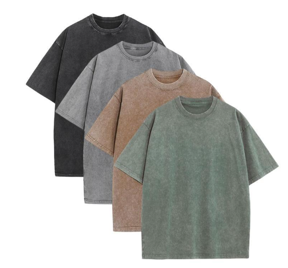 Vintage and retro loose T-shirt short sleeves