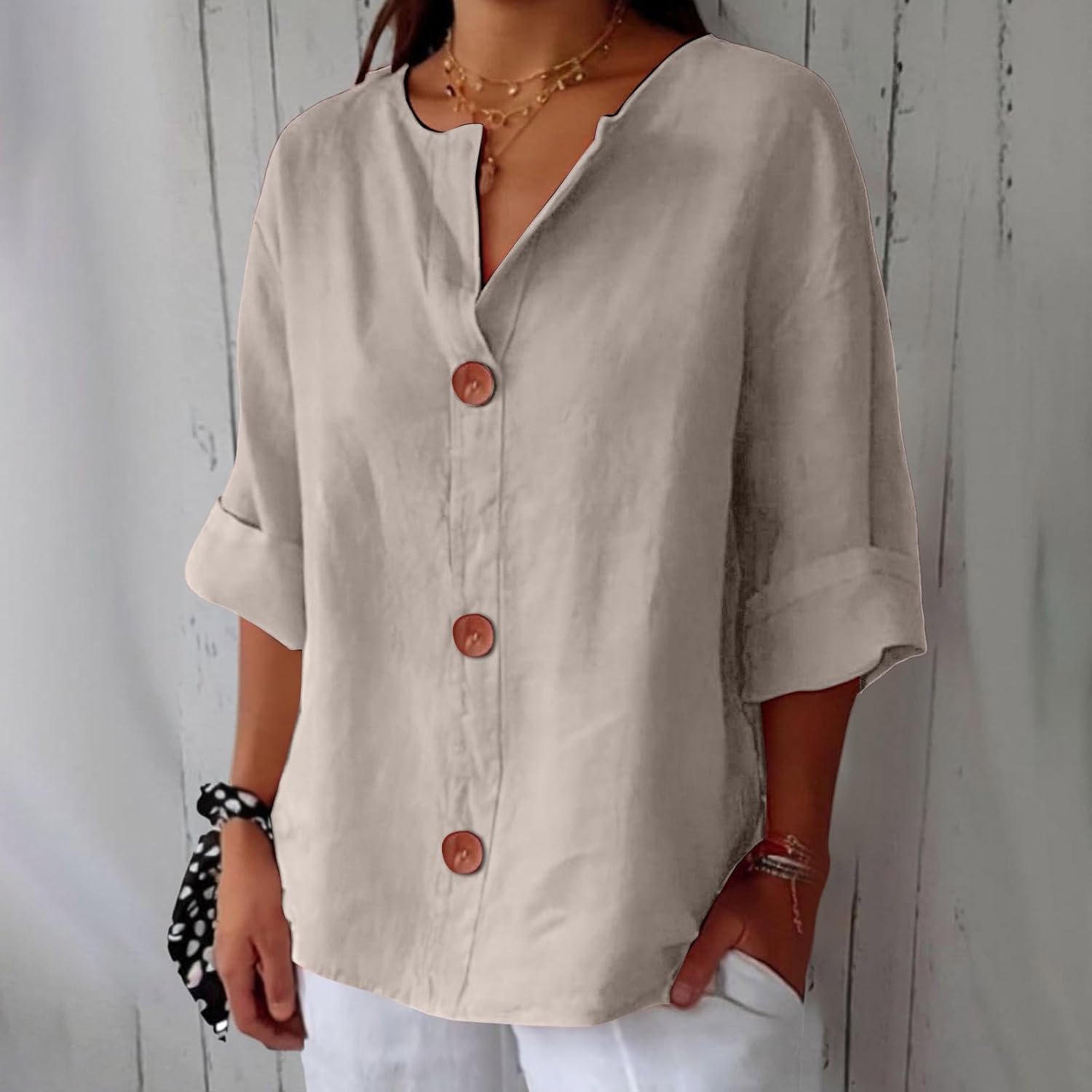 Loose-fitting Summer Blouse