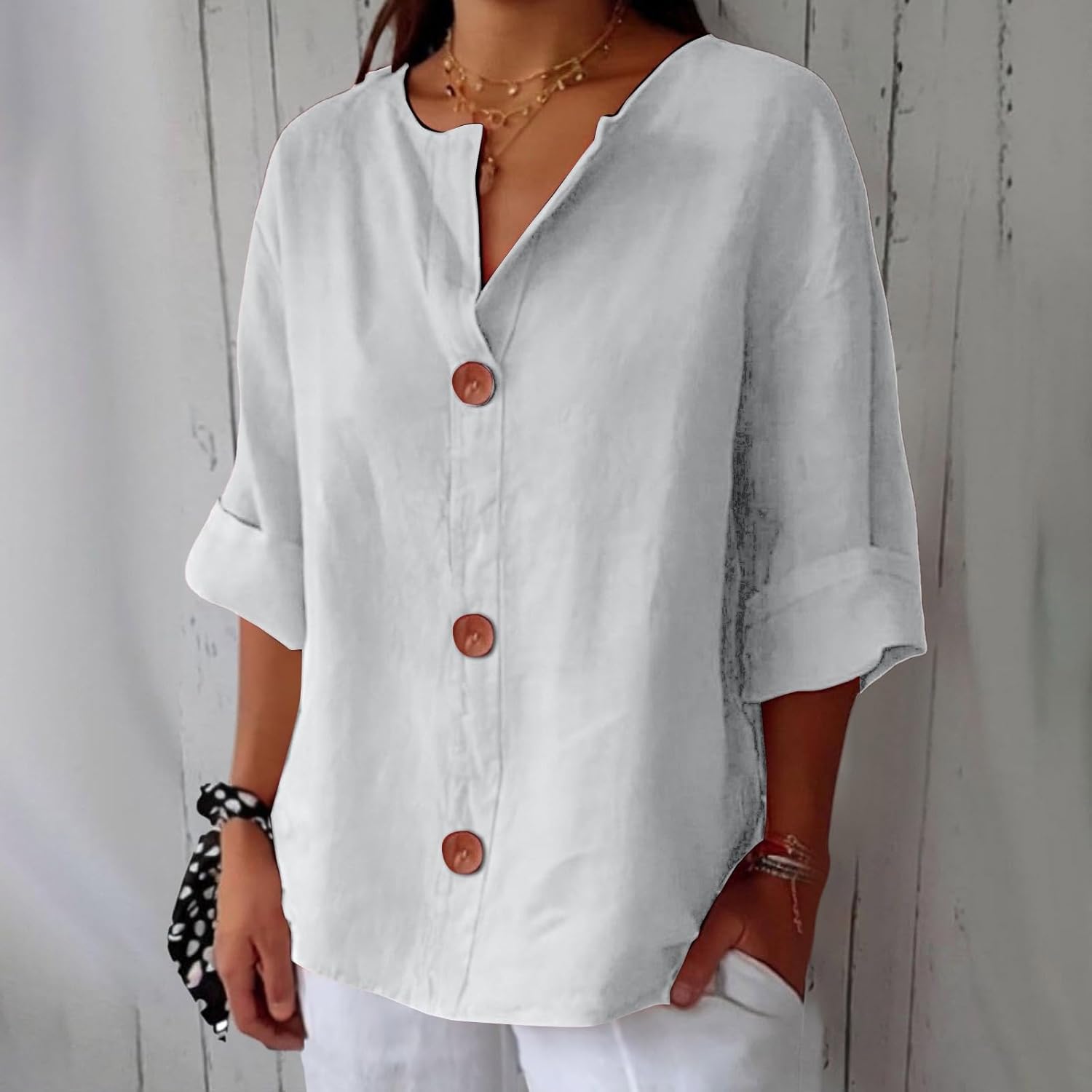 Loose-fitting Summer Blouse