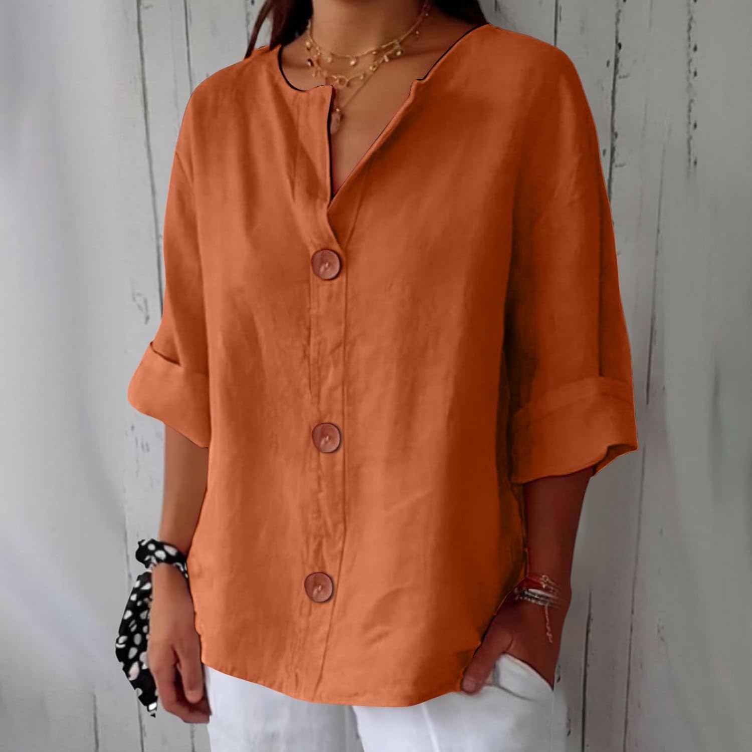 Loose-fitting Summer Blouse