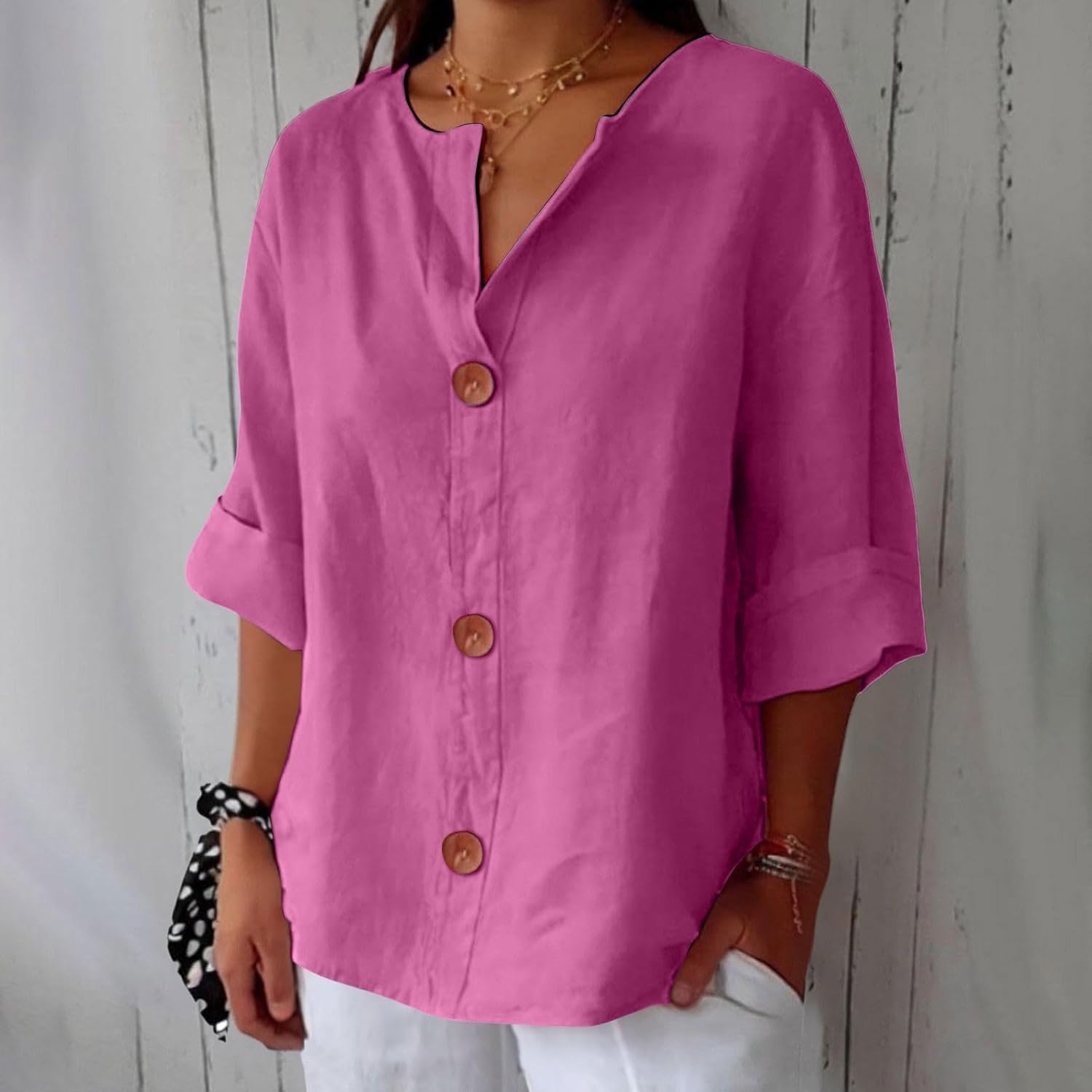 Loose-fitting Summer Blouse