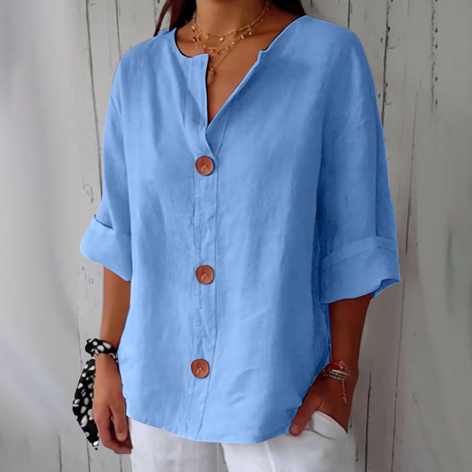 Loose-fitting Summer Blouse