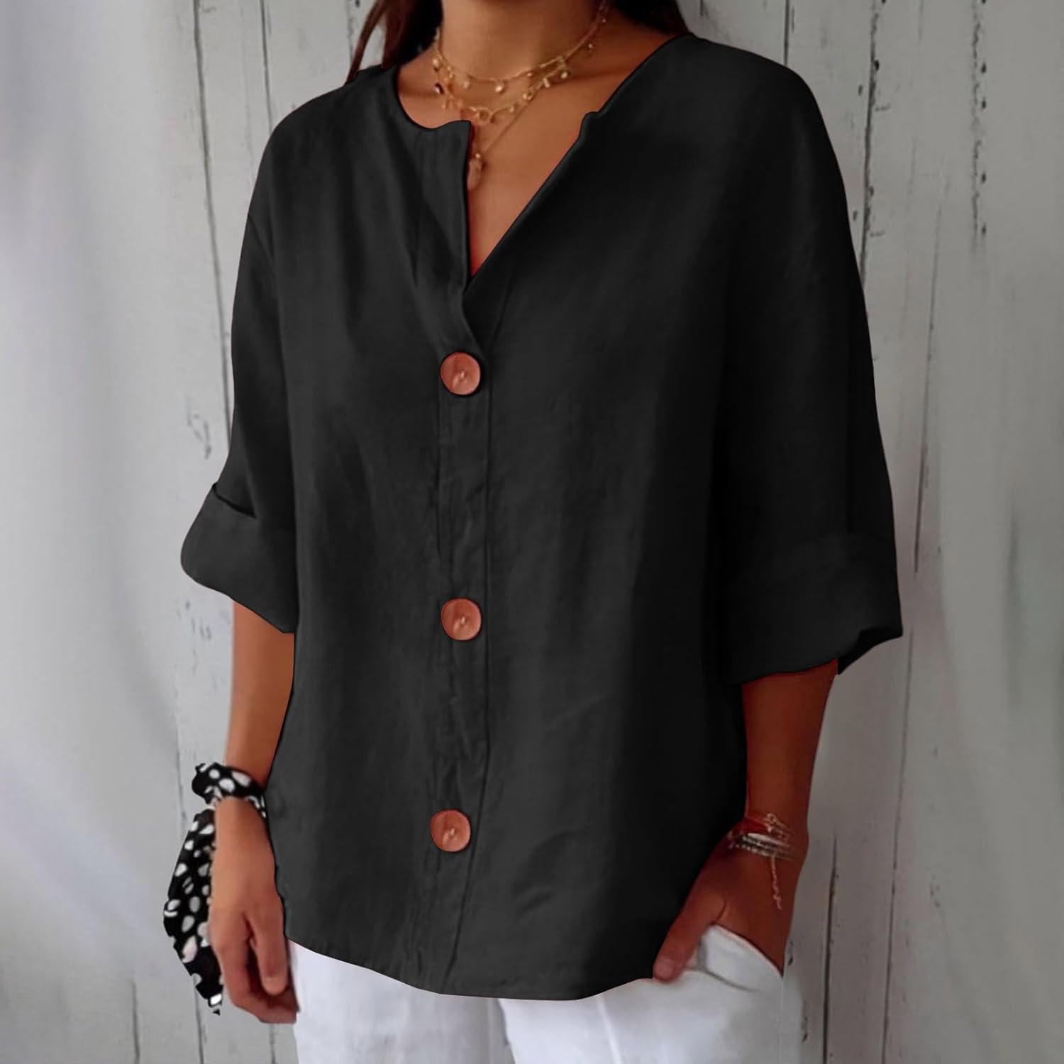 Loose-fitting Summer Blouse