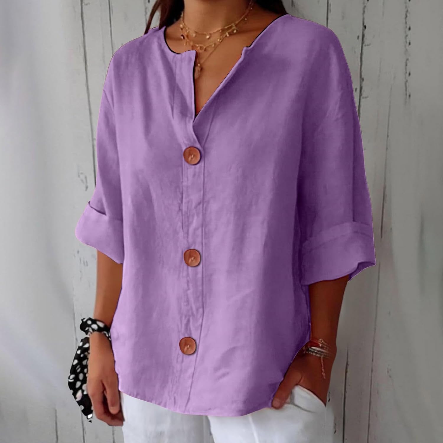 Loose-fitting Summer Blouse