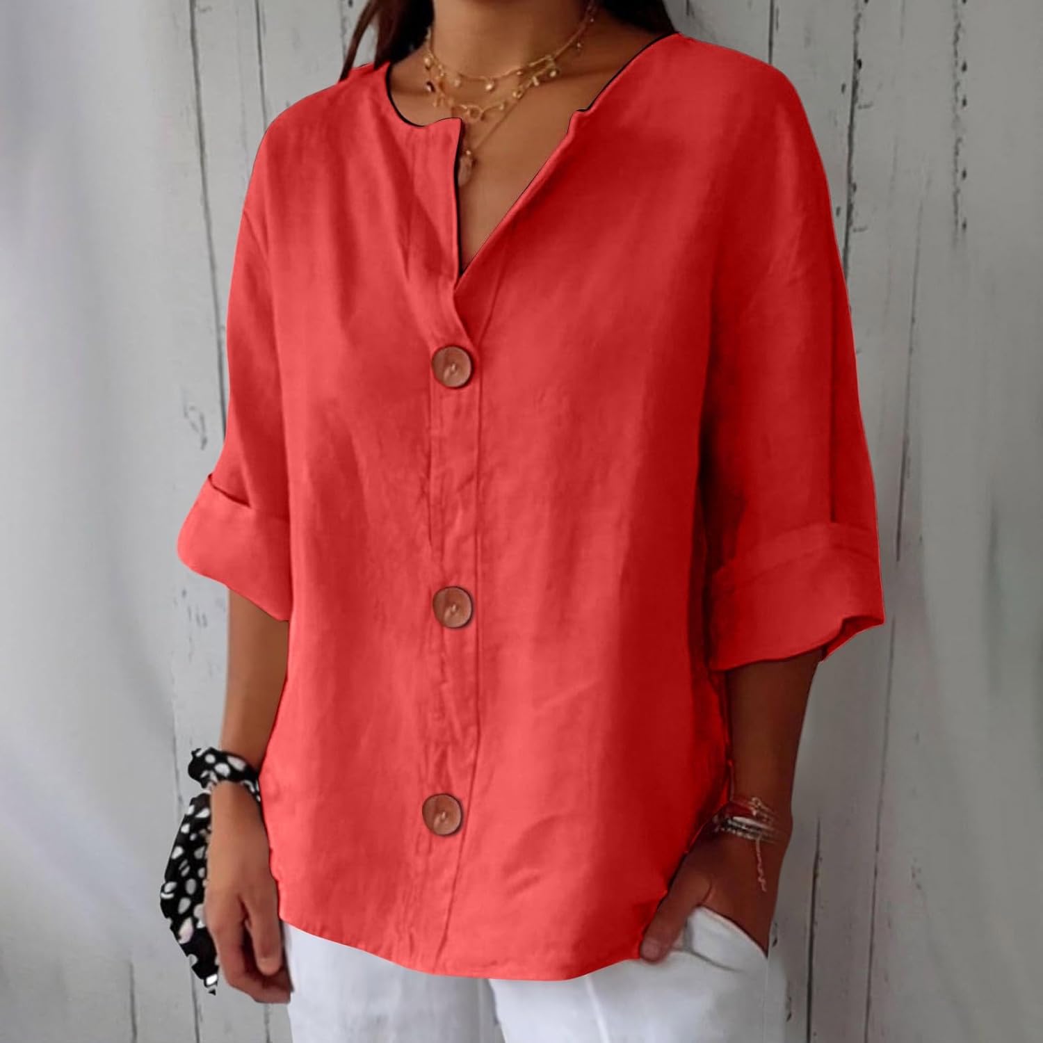 Loose-fitting Summer Blouse