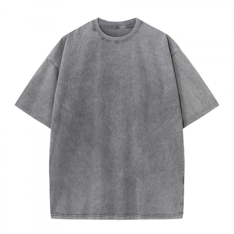 Vintage and retro loose T-shirt short sleeves