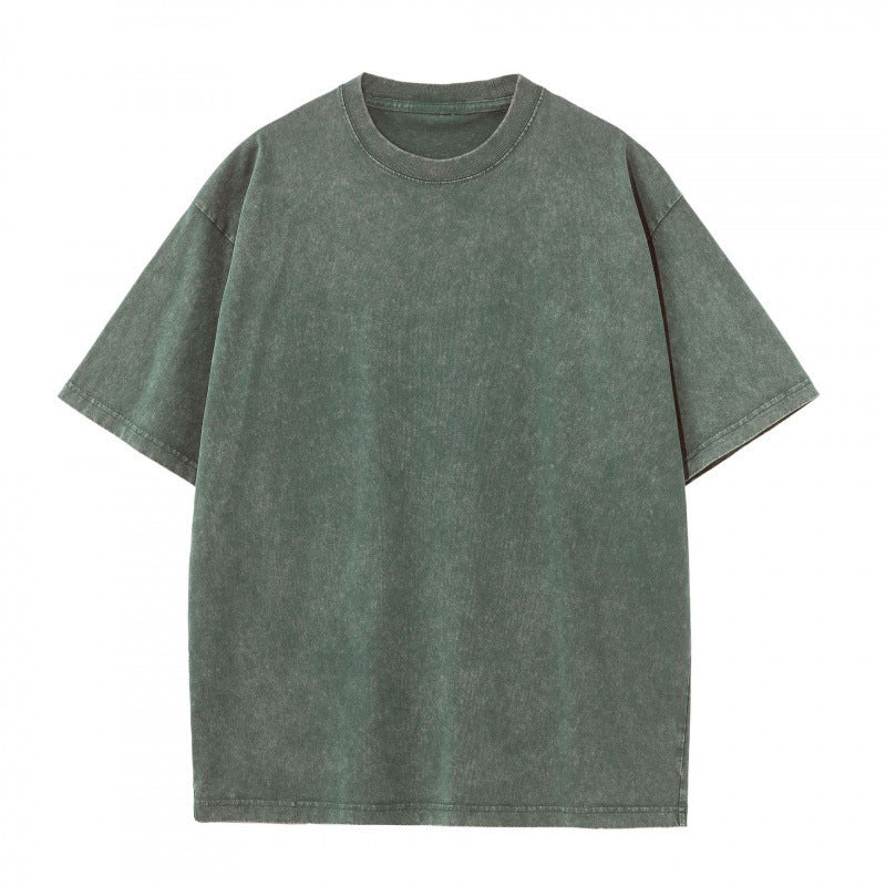 Vintage and retro loose T-shirt short sleeves