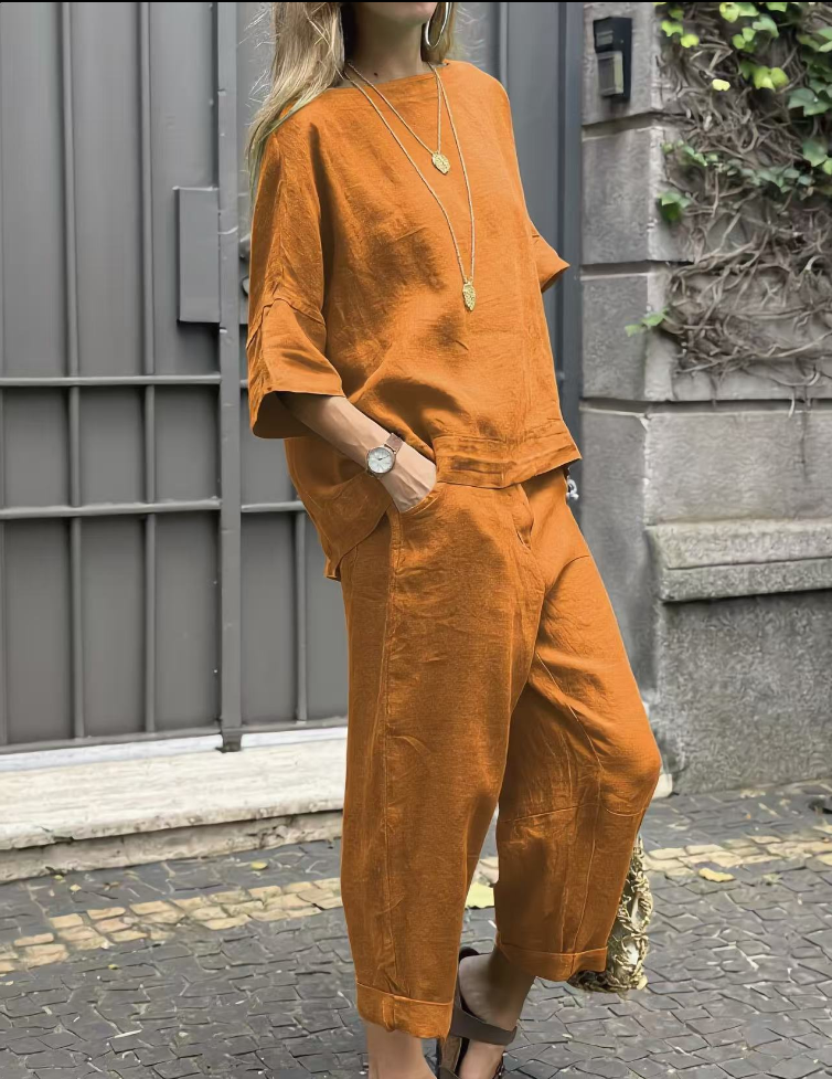 Women Casual 2-Piece Relaxed Matching Set