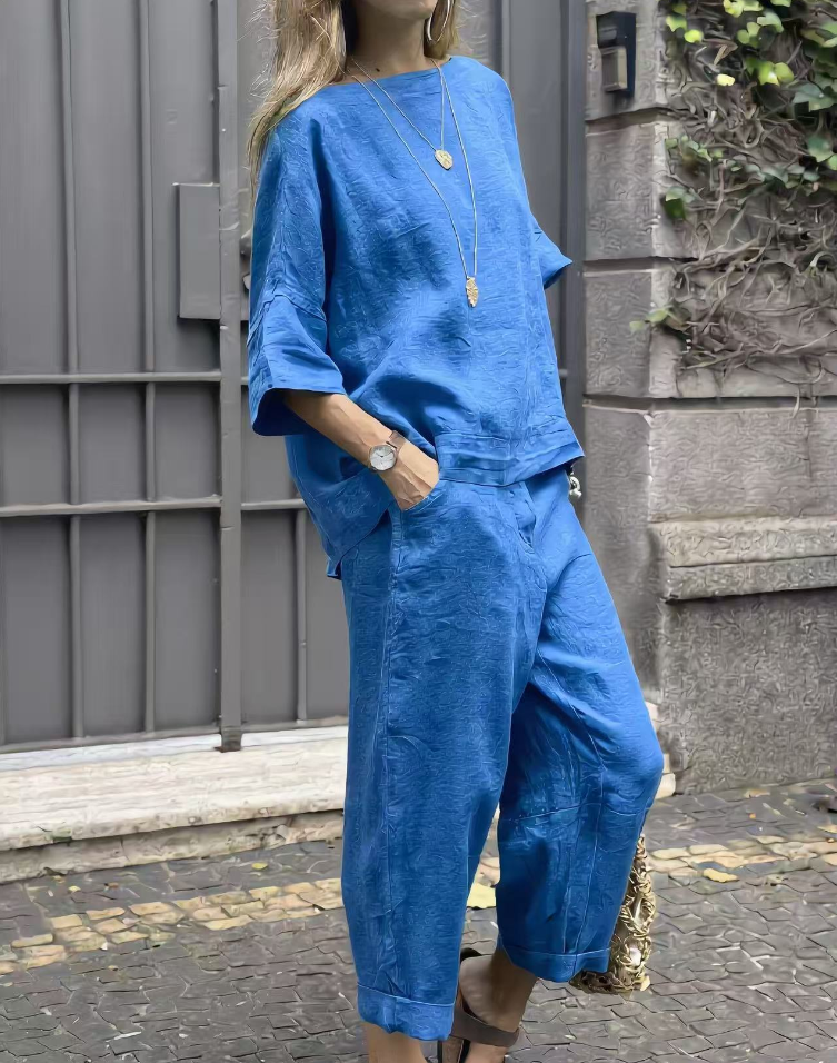 Women Casual 2-Piece Relaxed Matching Set