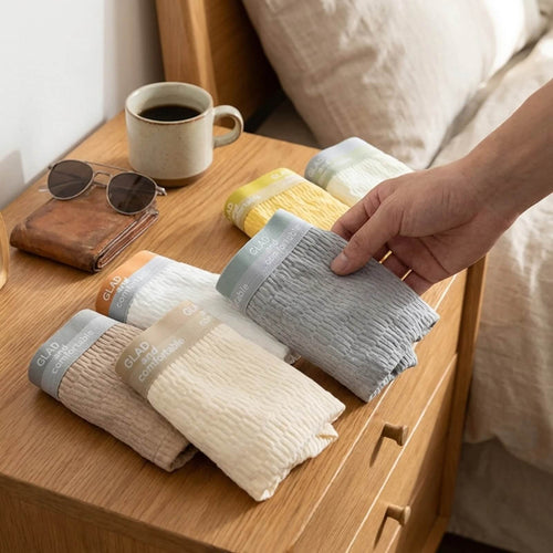 100% Bubble Cotton Boxers - For Men
